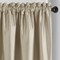 Threadmade Home Colette Faux Silk Blackout Window Curtain, Ivory - 52"W x 84"L